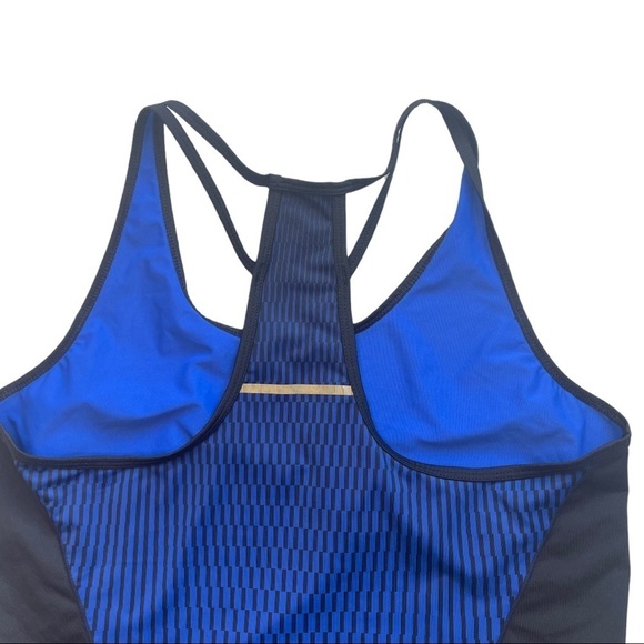 Hyba Blue Black Racerback Activewear Tank Tops 1004 - Picture 8 of 11
